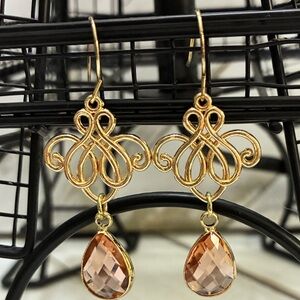 Nancz Artisan’s Nook | 925 Sterling Silver “Eiffel Twilight”  Crystal Earrings